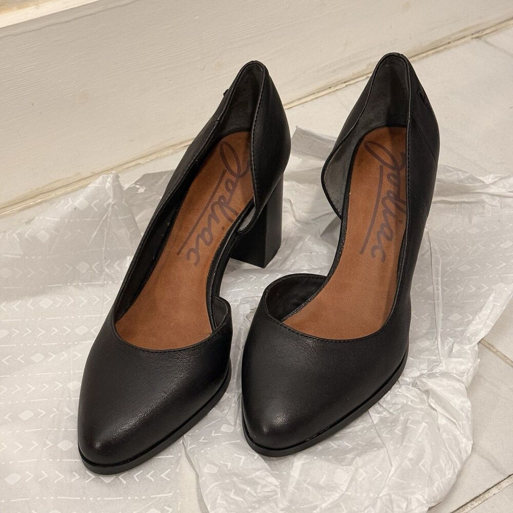 Zodiac Women's Gracie Black d'Orsay Side Cutout 2 3/4" Heel Pumps, Size 8.5M